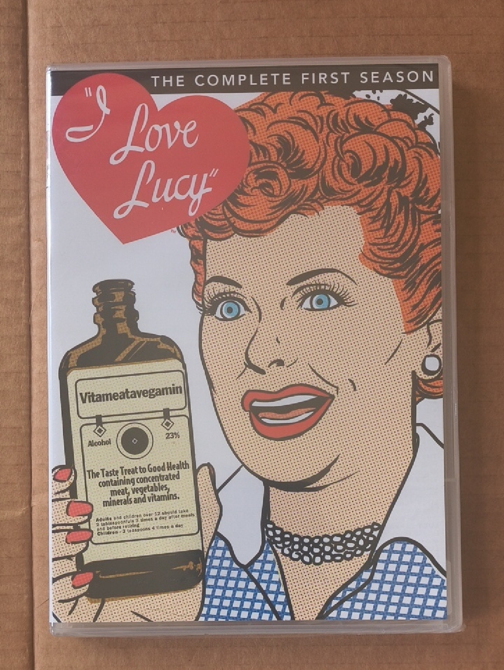 Sealed I Love Lucy - The Complete First Season DVD Cover (Red Hair, Blue Eyes)